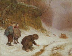 バードキャッチャー、1869 作： Pierre Edouard Frere
